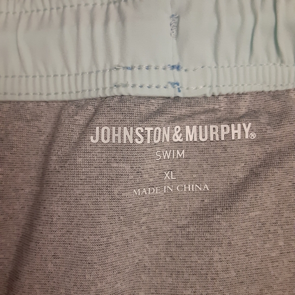 Men's Blue Shark Swim Shorts - Picture 2 of 8